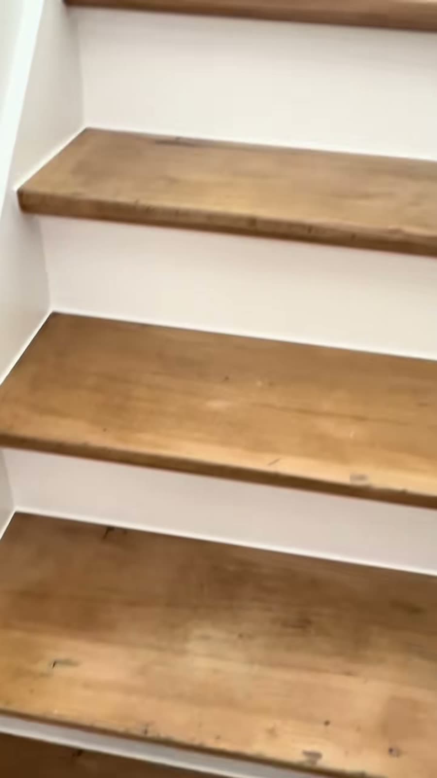 Habillage de marches en bois